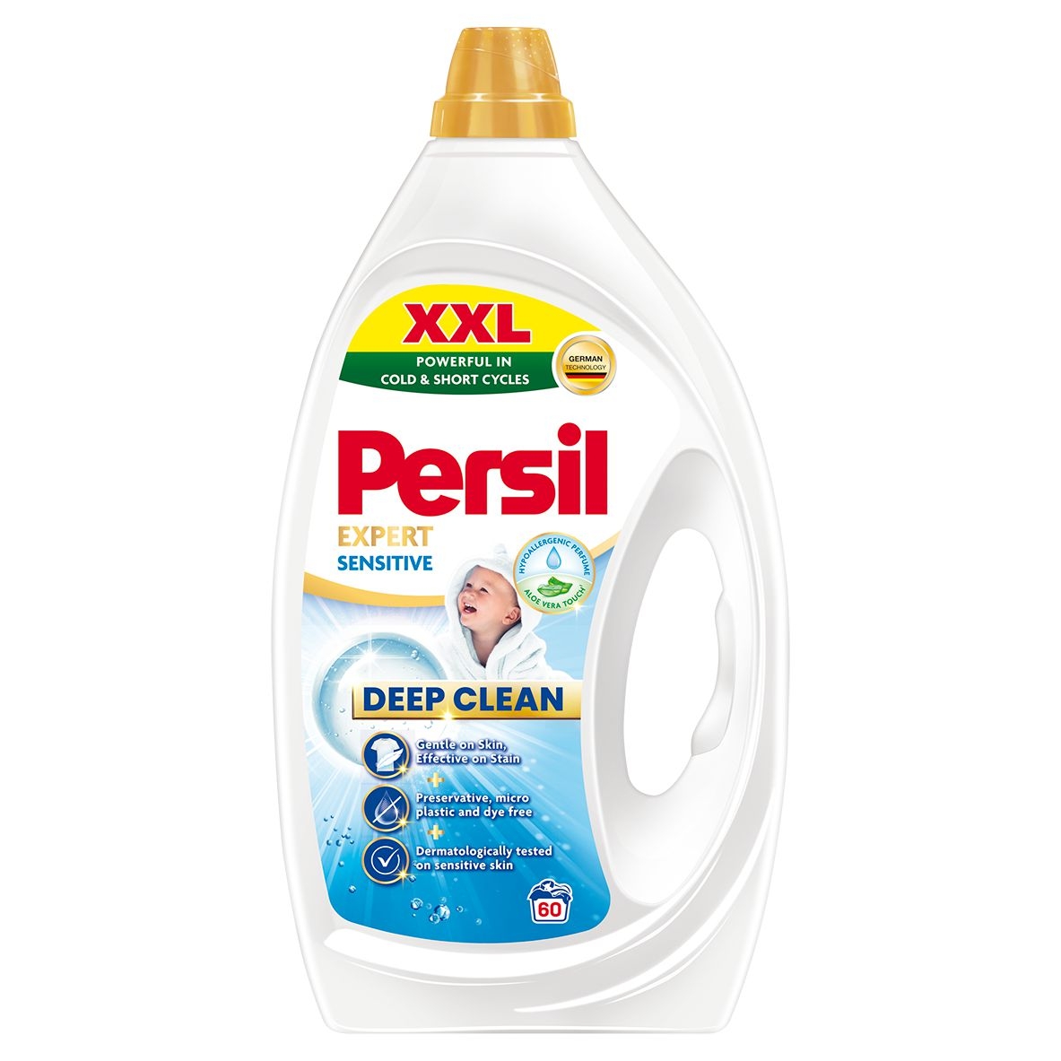 Drogerie a kosmetika - Persil Gel EXP Sensitive 60 praní