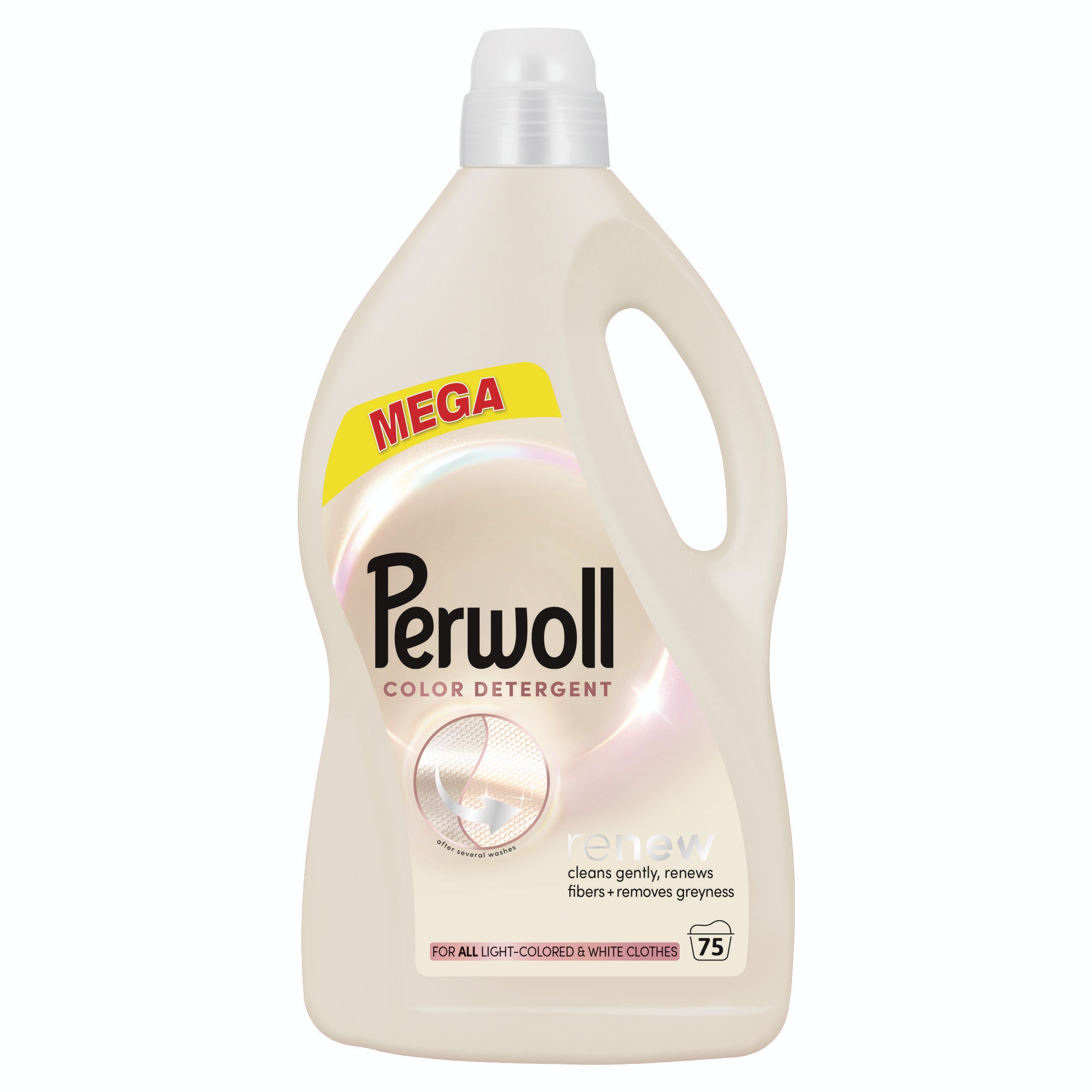 Drogerie a kosmetika - Perwoll Light Colors prací gel na světlobarevné a bílé oblečení 75 praní