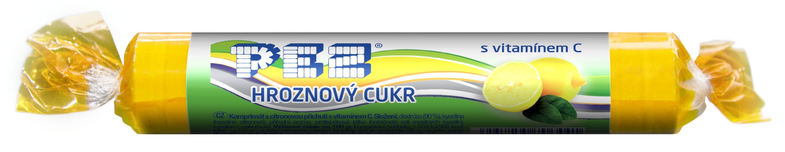Trvanlivé potraviny - Pez Komprimát s citronovou příchutí 39 g
