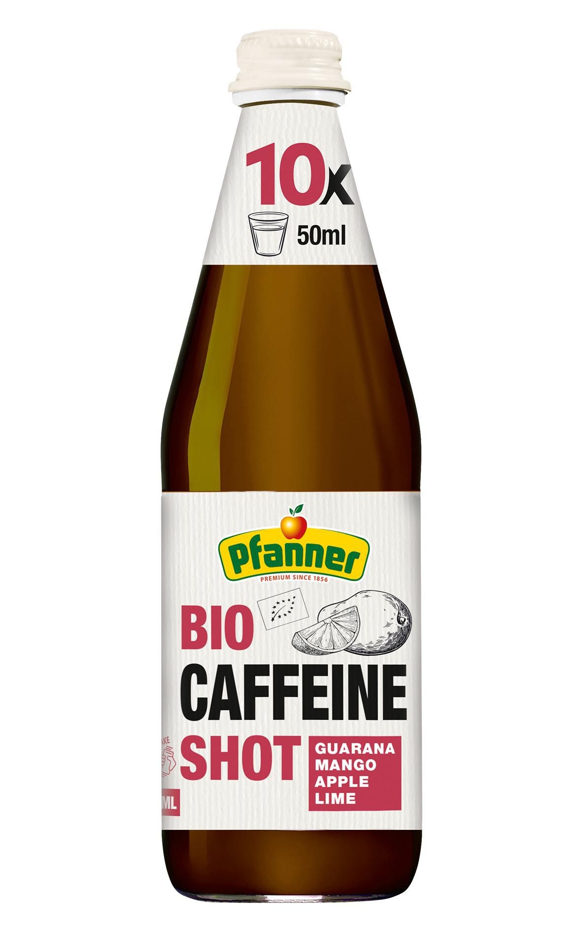Zdravý svět - Pfanner BIO Caffeine shot 0,5L