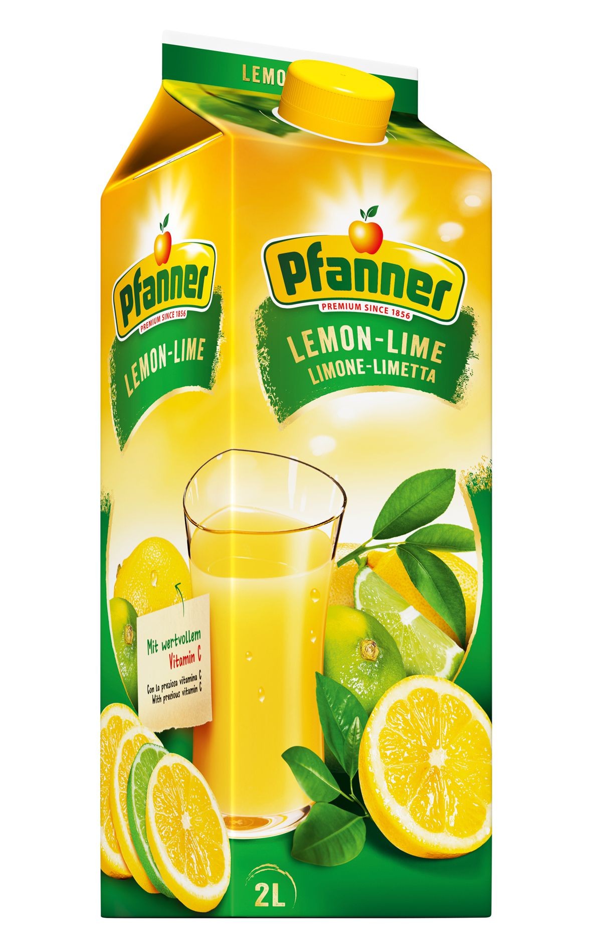 Nápoje - Pfanner Citron limeta 2L