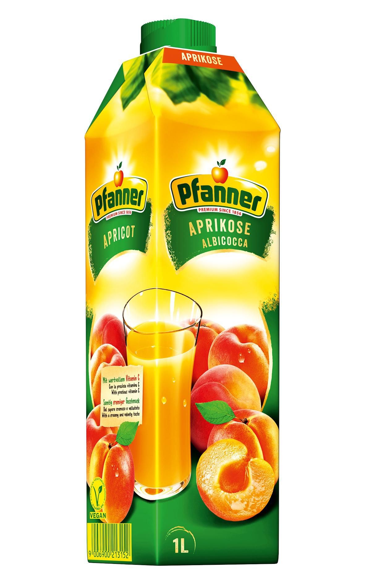 Nápoje - Pfanner Meruňka 40% 1L