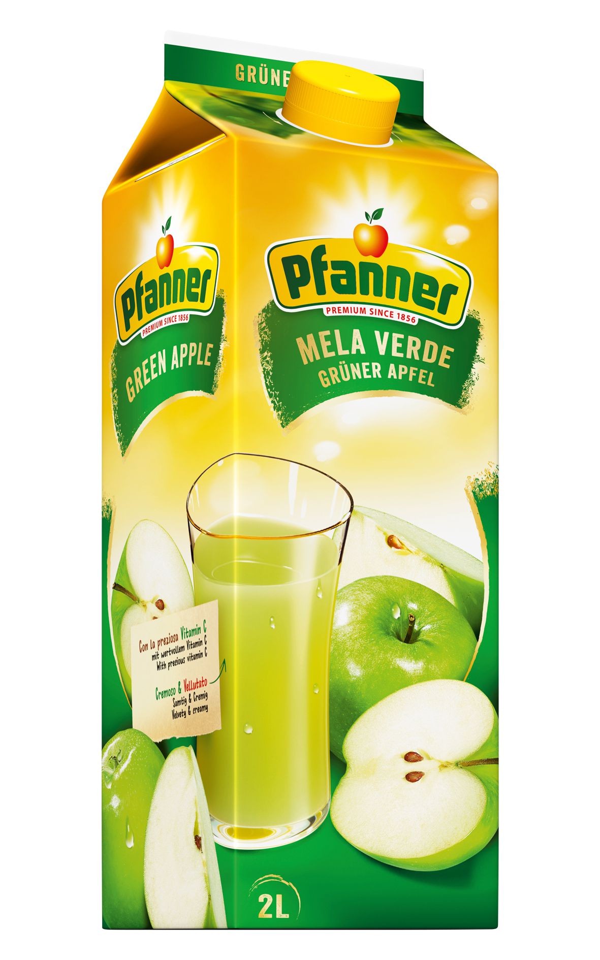 Nápoje - Pfanner Zelené jablko 40% 2L