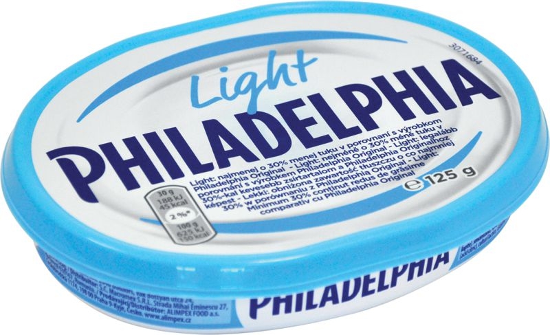 Mléčné a chlazené - Philadelphia Light smetanový sýr 125 g