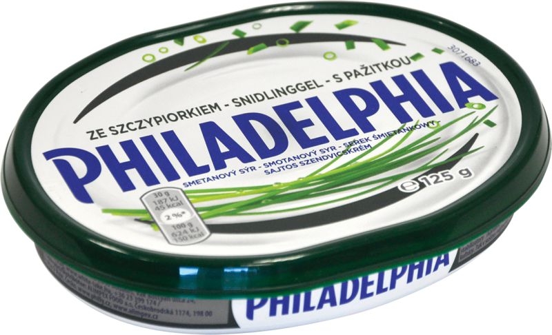 Mléčné a chlazené - Philadelphia Original Smetanový sýr s pažitkou 125 g