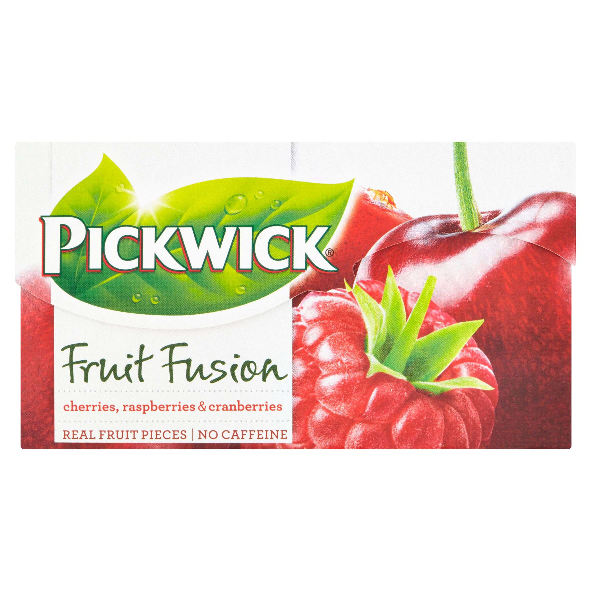 Nápoje - Pickwick Fruit Fusion Cherries, Raspberries & Cranberries 20x2 g