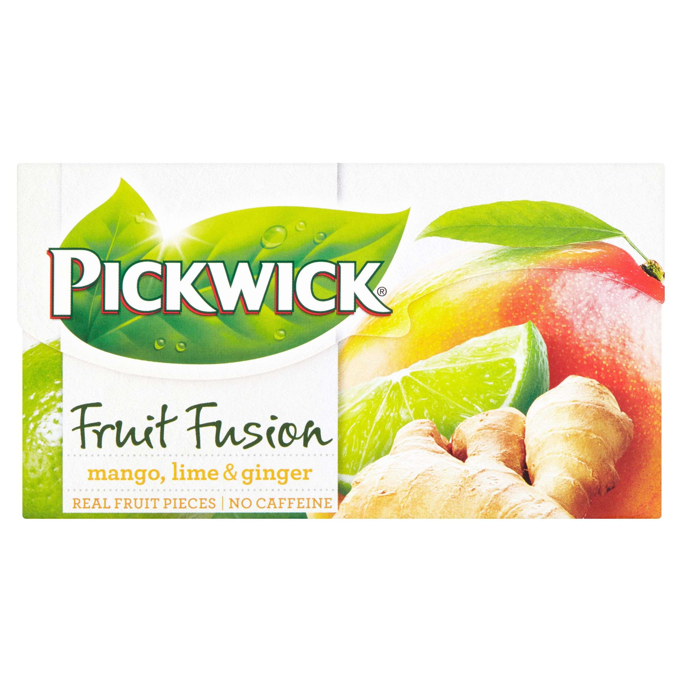 Nápoje - Pickwick Fruit Fusion Mango, Lime & Ginger 20x2 g