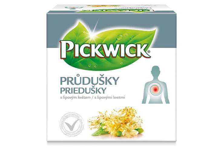Nápoje - Pickwick Herbalis Průdušky 10x2,2 g