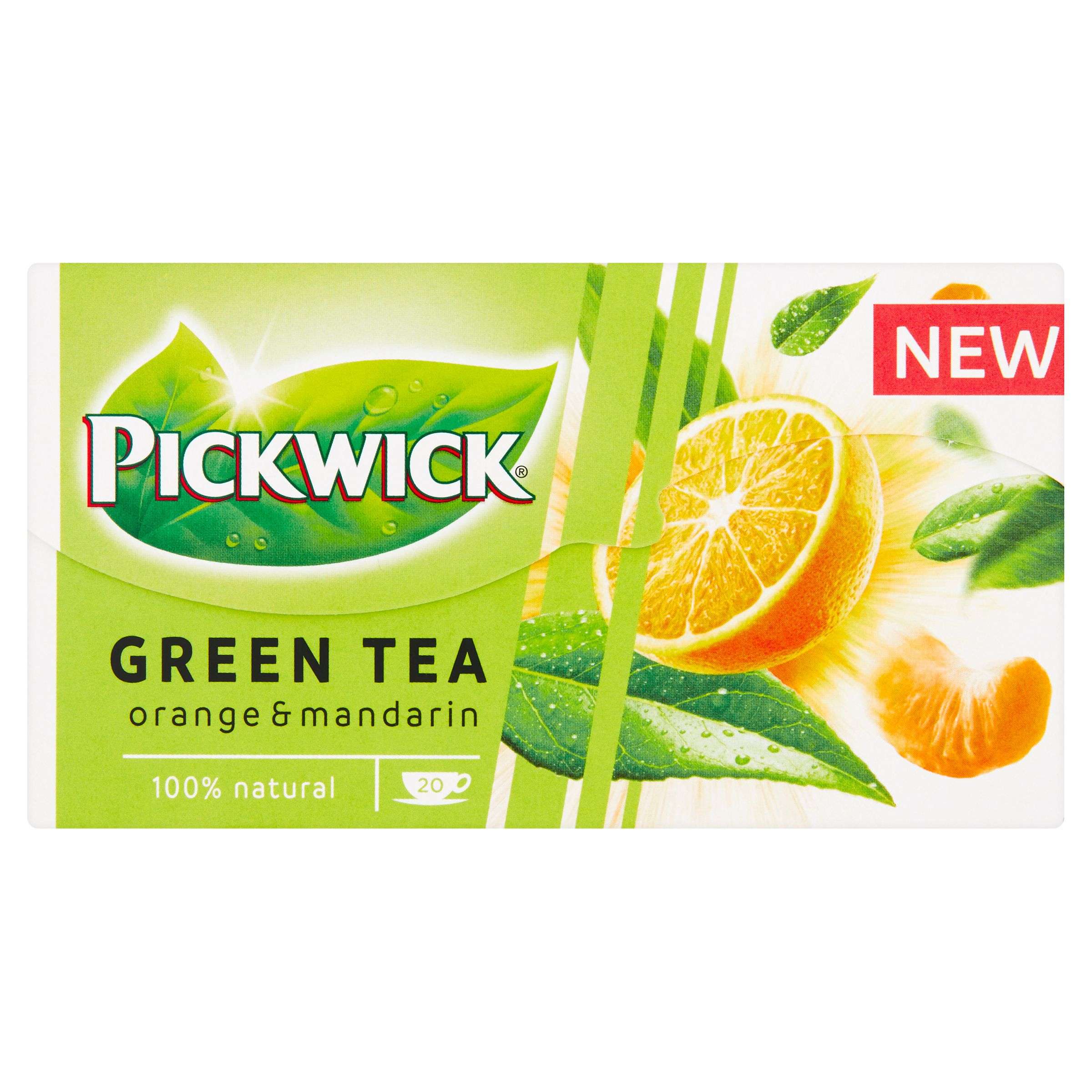 Nápoje - Pickwick Orange & Mandarin zelený čaj 20 x 1,5g