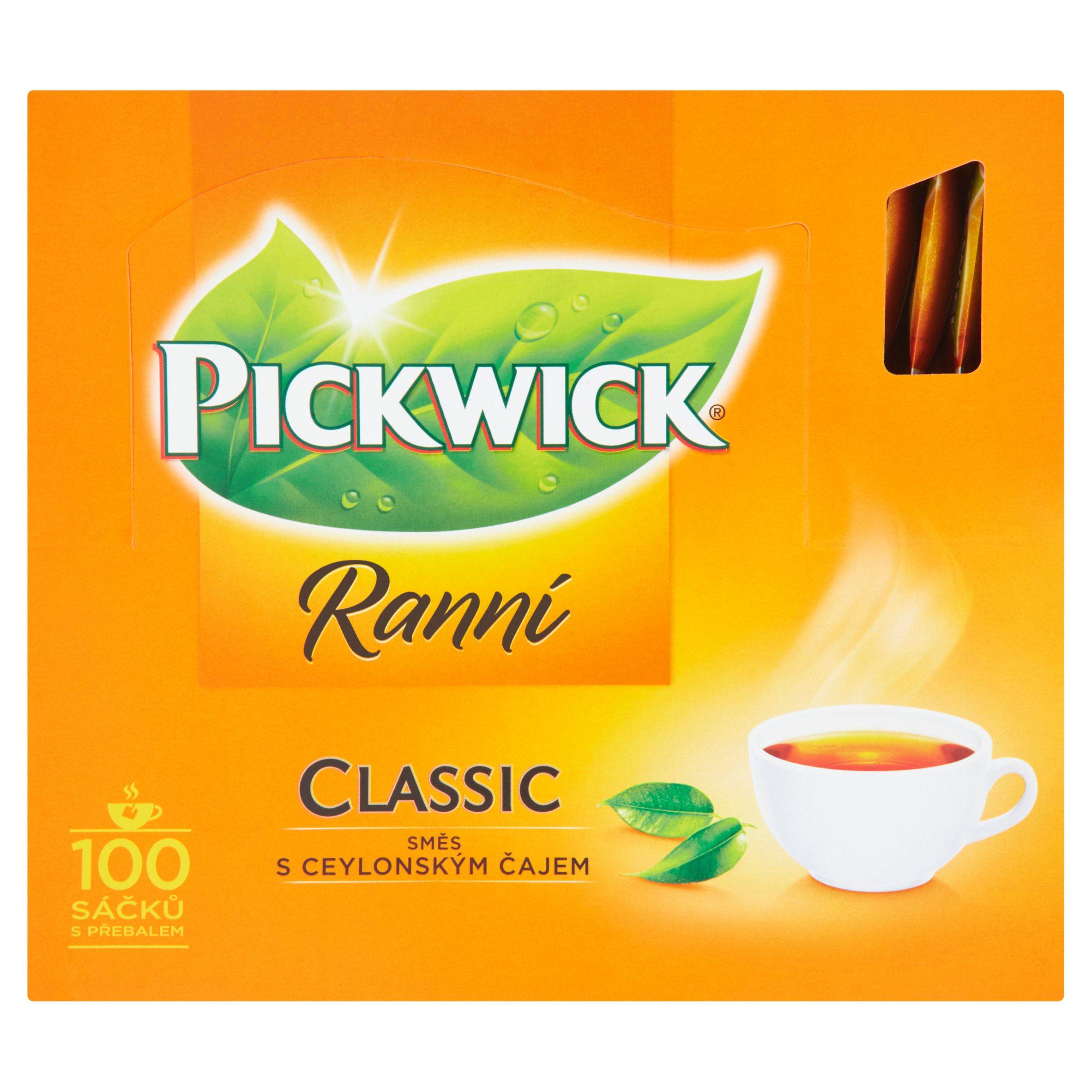 Nápoje - Pickwick Ranní Classic směs s ceylonským čajem 175 g