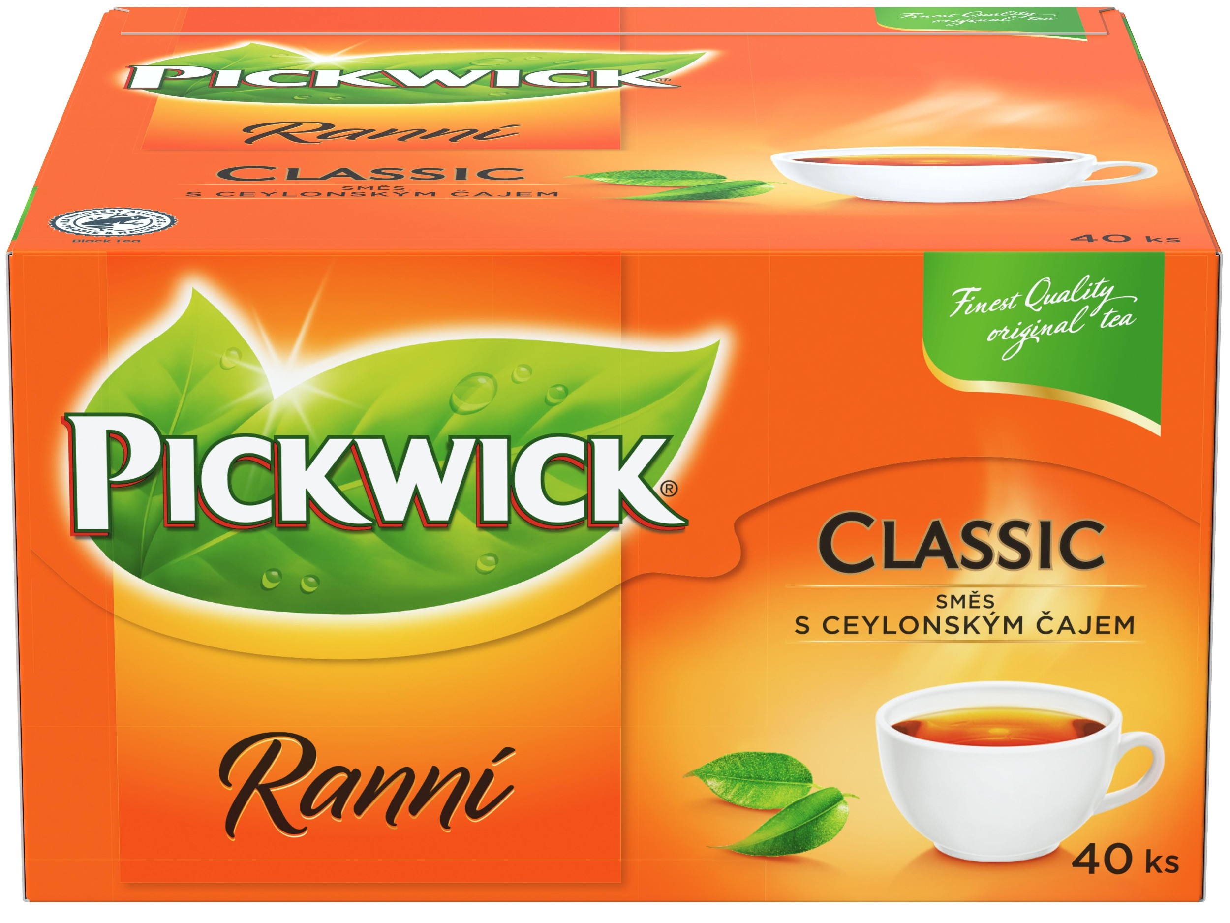 Nápoje - Pickwick Ranní Classic směs s ceylonským čajem 70g