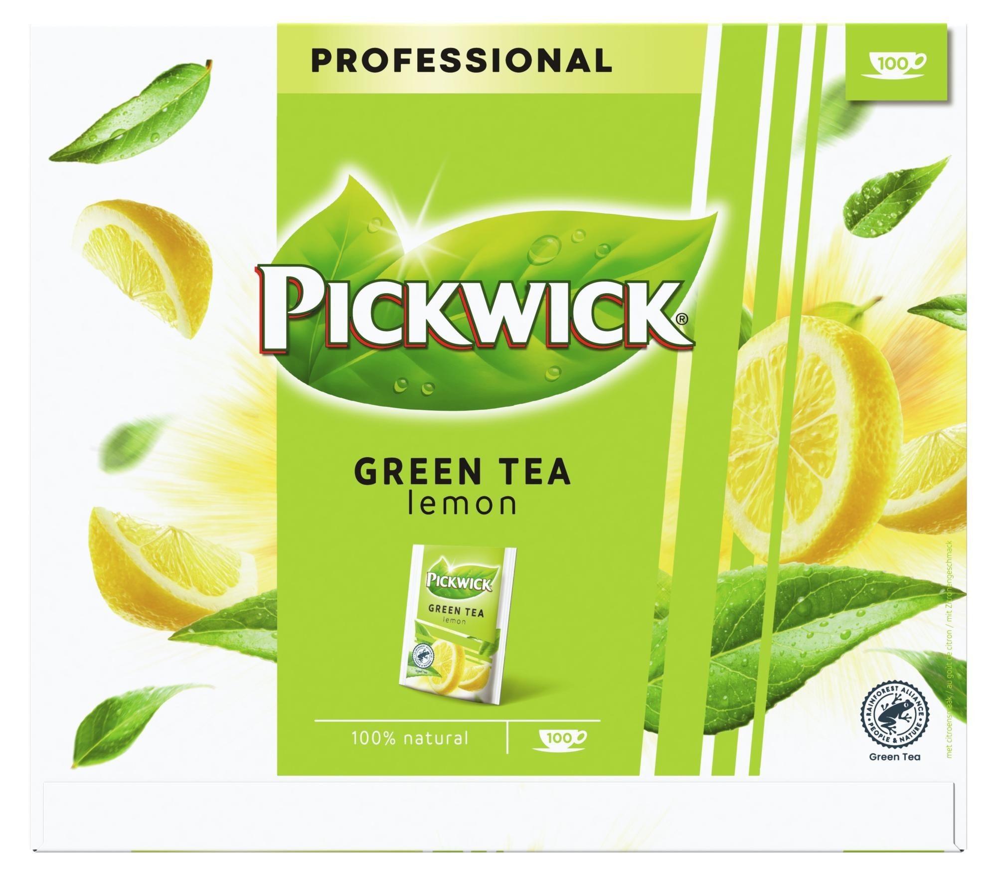 Nápoje - Pickwick Zelený čaj s citronem 200g