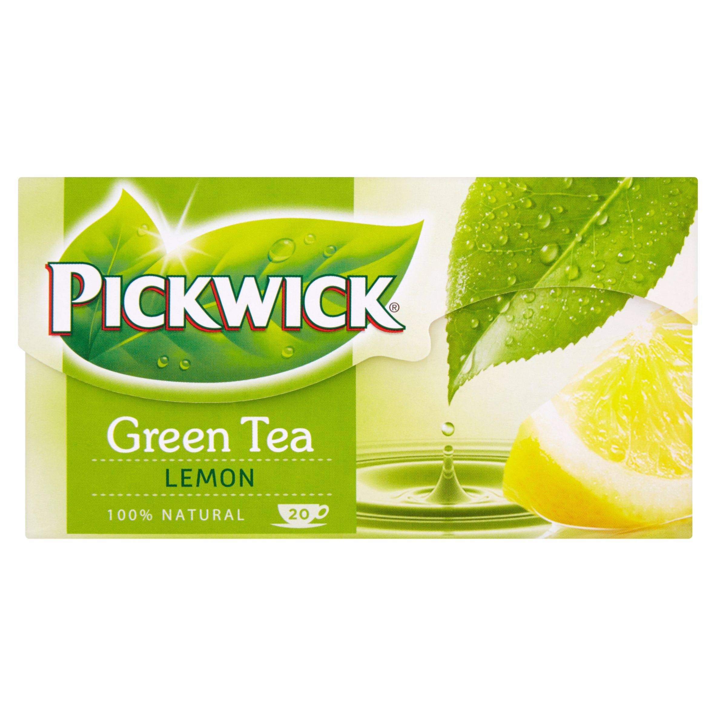 Nápoje - Pickwick Zelený čaj s citronem 20x2 g