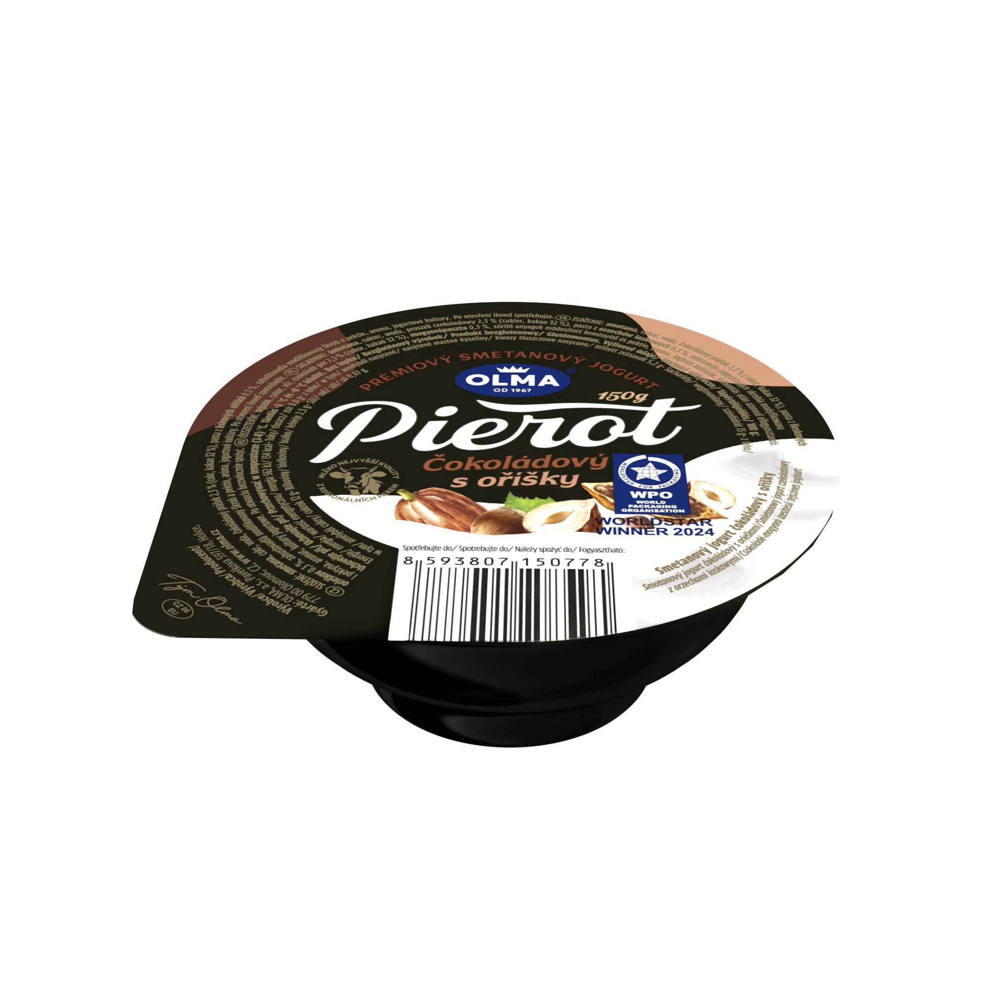 Mléčné a chlazené - Pierot čoko-ořech 8% 150g