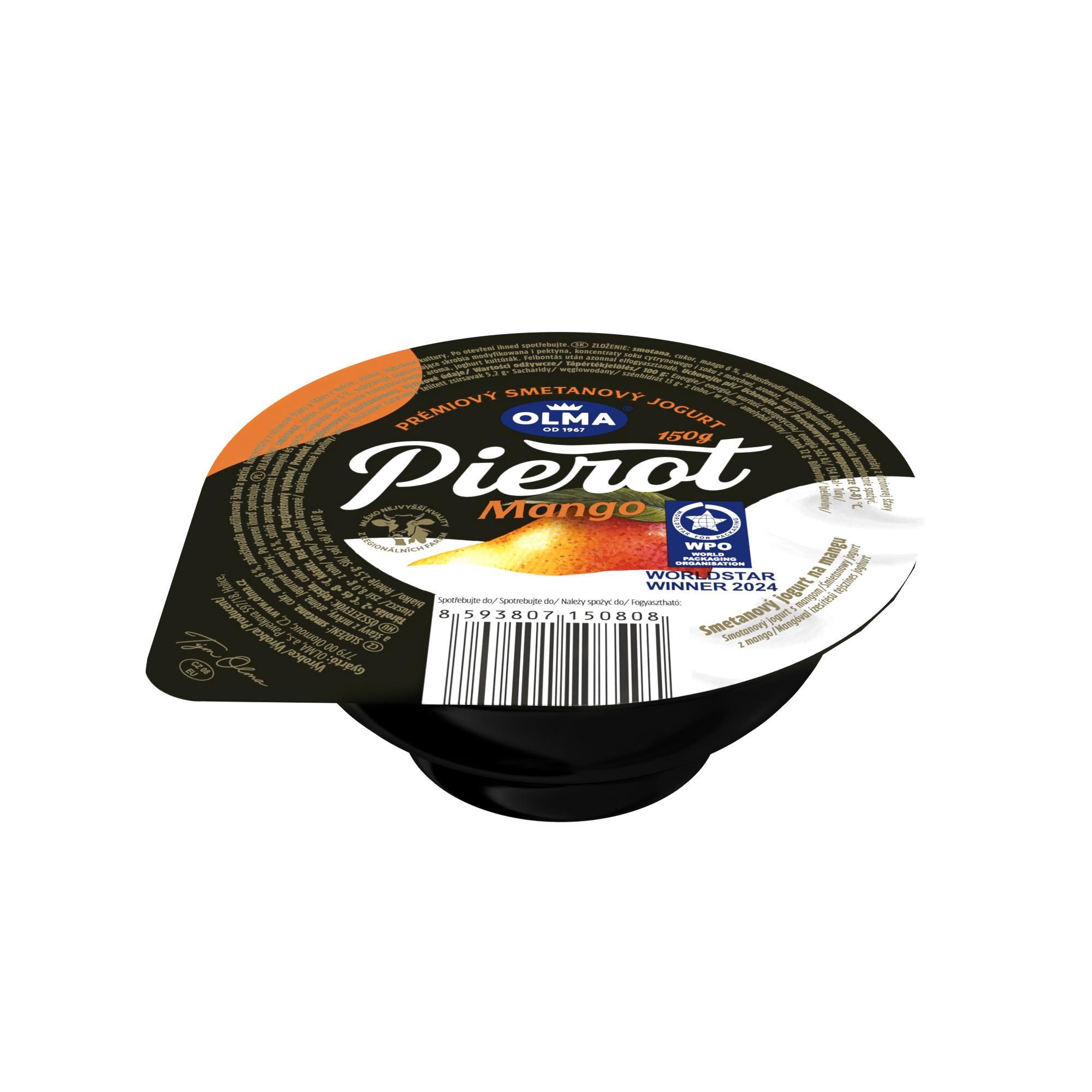 Mléčné a chlazené - Pierot mango 8% 150g