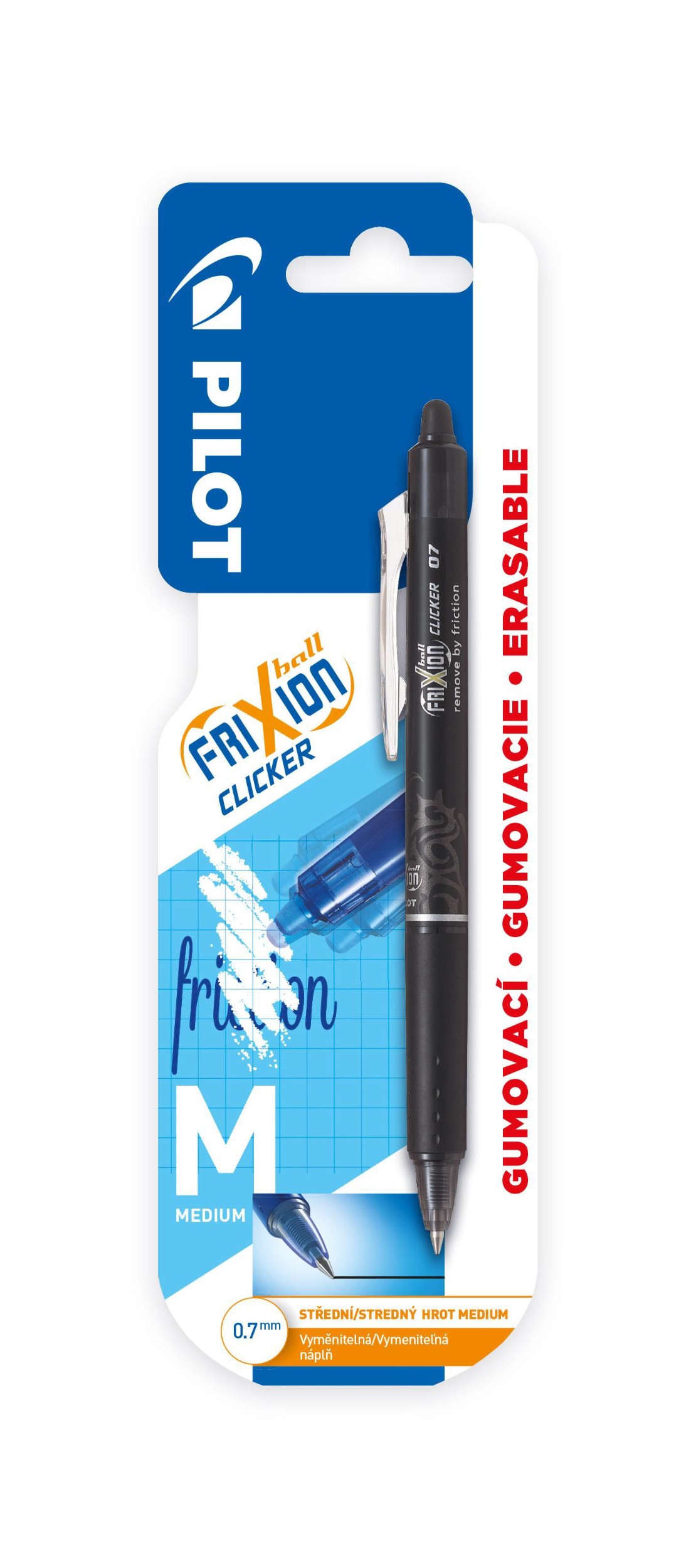 Domácnost a Zahrada - Pilot FriXion Clicker M 07 černý