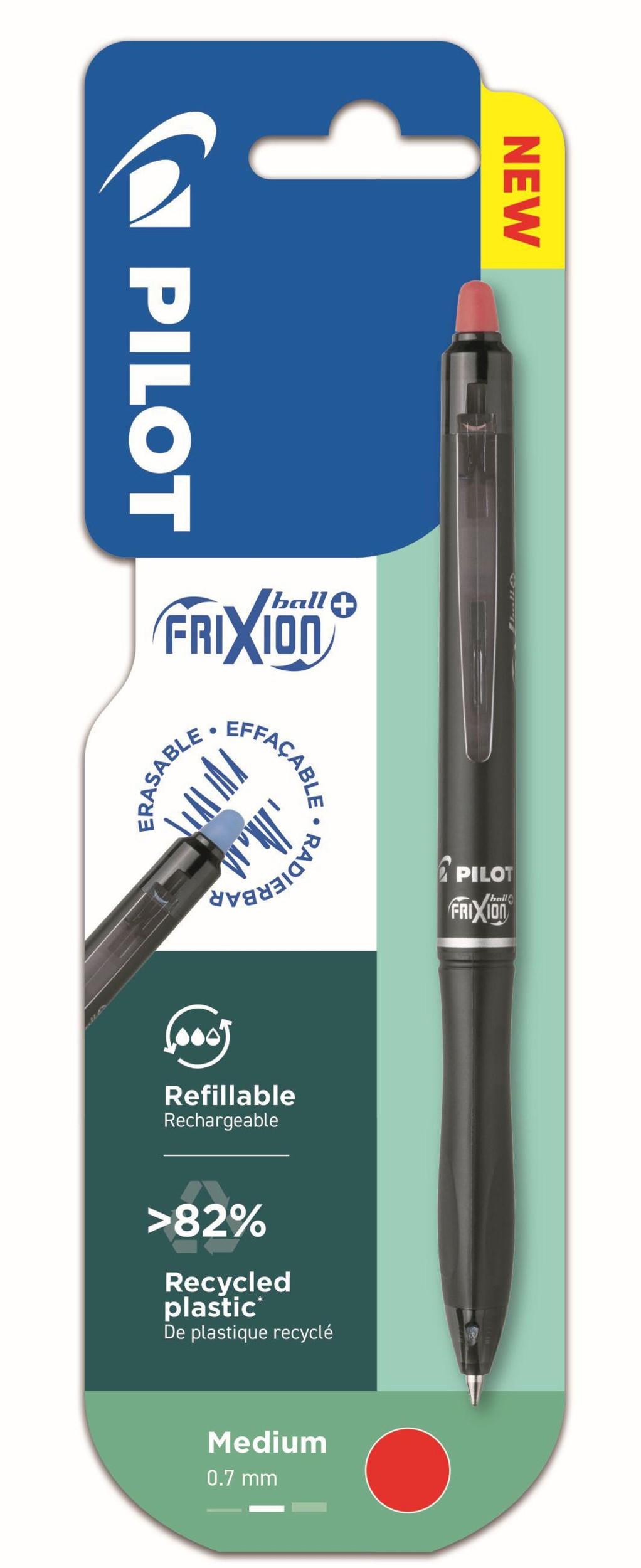 Domácnost a Zahrada - Pilot Roller FriXion Ball Plus 0.7 Čer