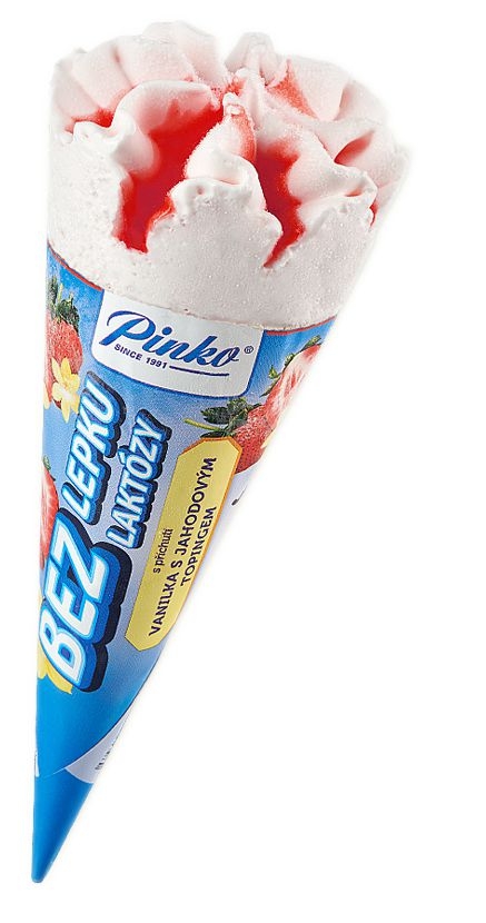 Zdravý svět - Pinko Kornout Vanilka-Jahoda bez lepku a laktózy 120 ml