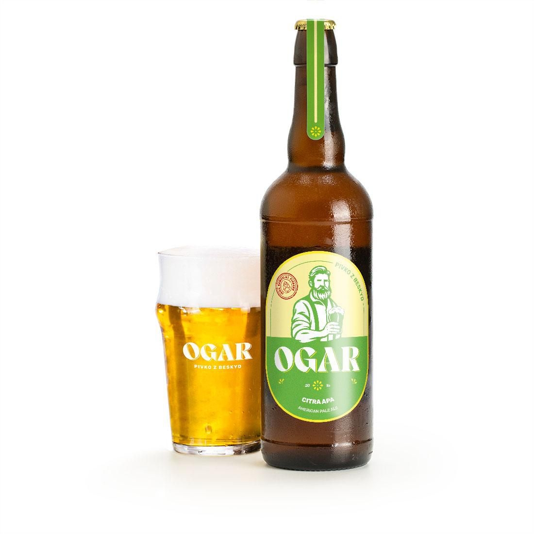 Nápoje - Pivo Ogar Citra APA