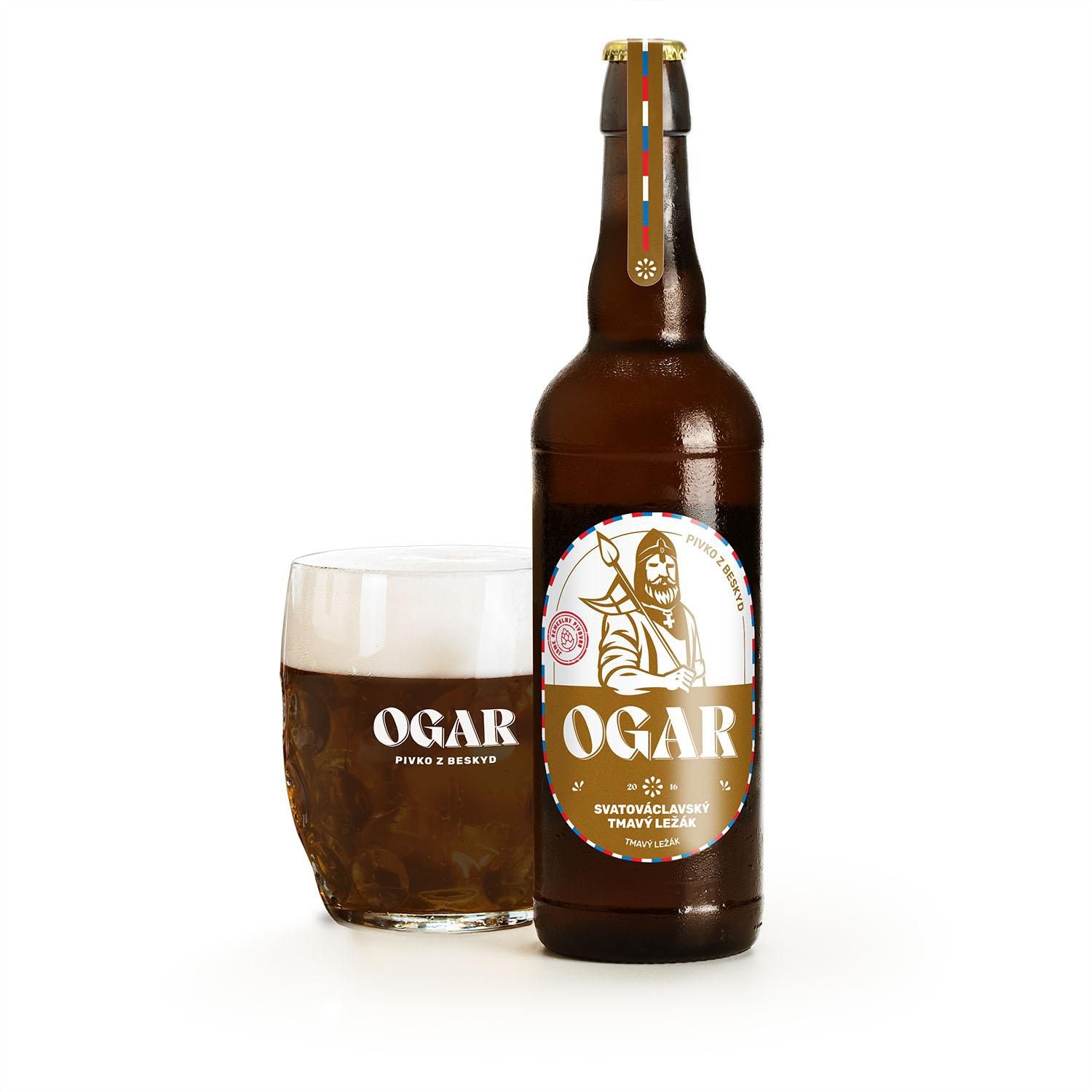 Nápoje - Pivo Ogar Svatováclavský tmavý ležák