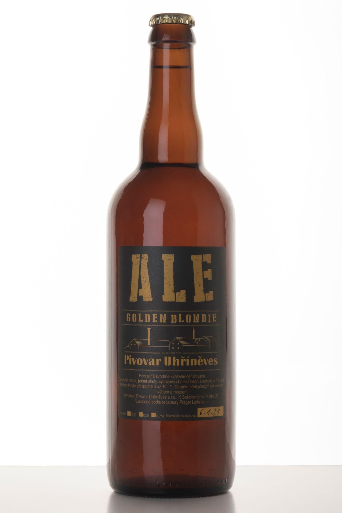 Nápoje - Pivovar Uhříněves Ale 13% 0,75 l sklo
