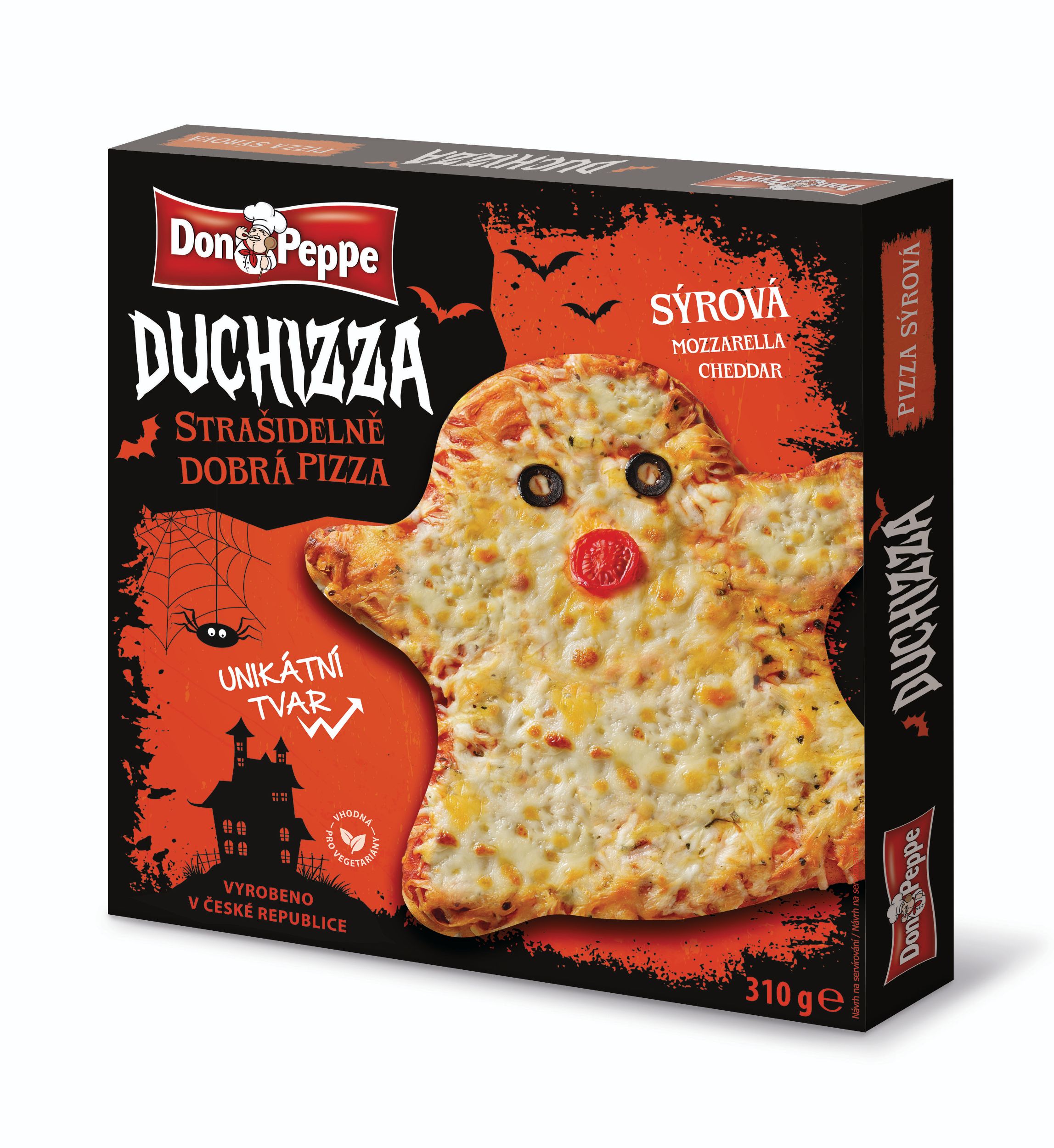 Mražené potraviny - Pizza Sýrová Duch 310g
