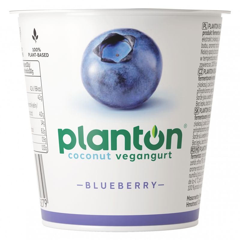 Zdravý svět - PLANTON Kokosový vegangurt borůvka 150g