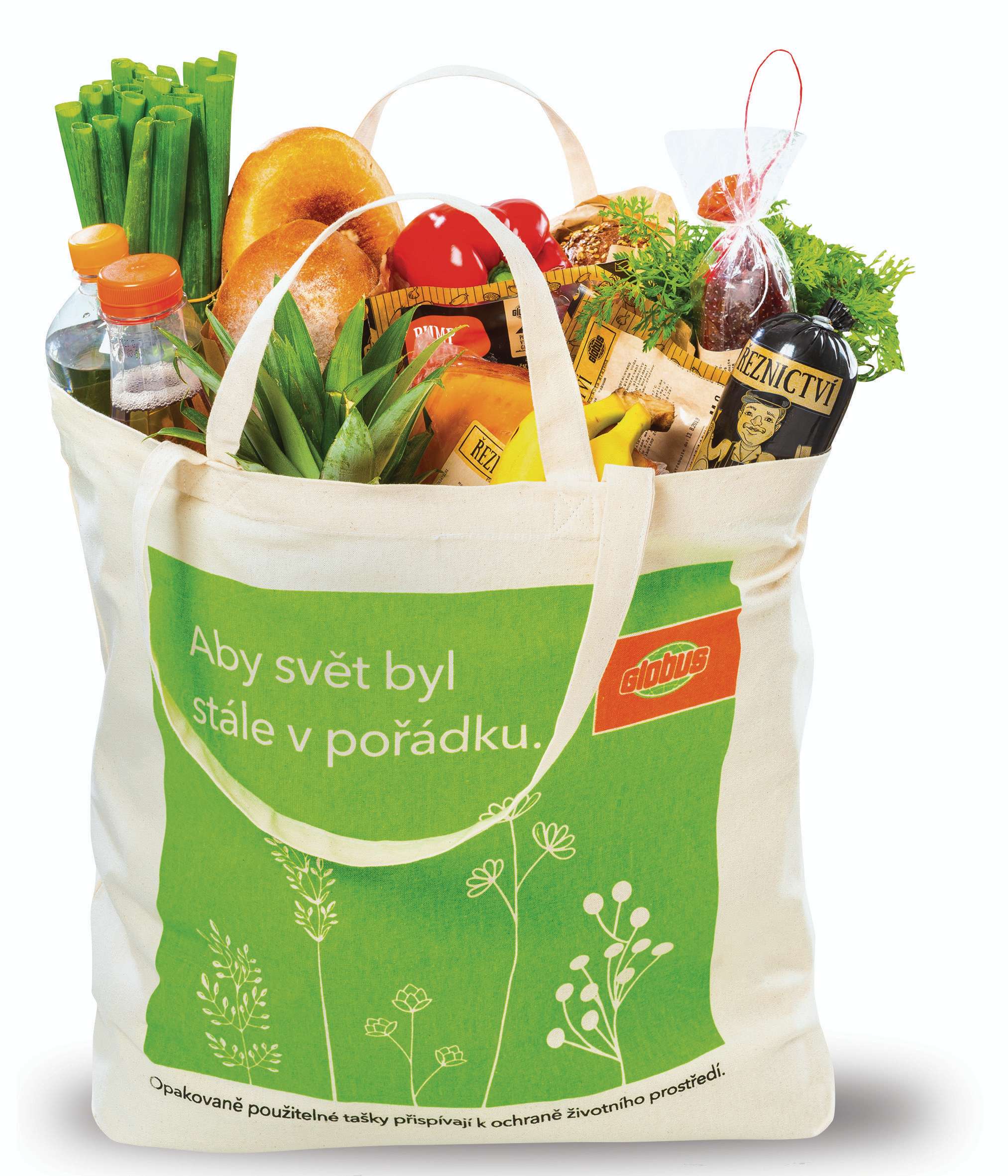 Domácnost a Zahrada - Plátěná taška Globus 1 ks