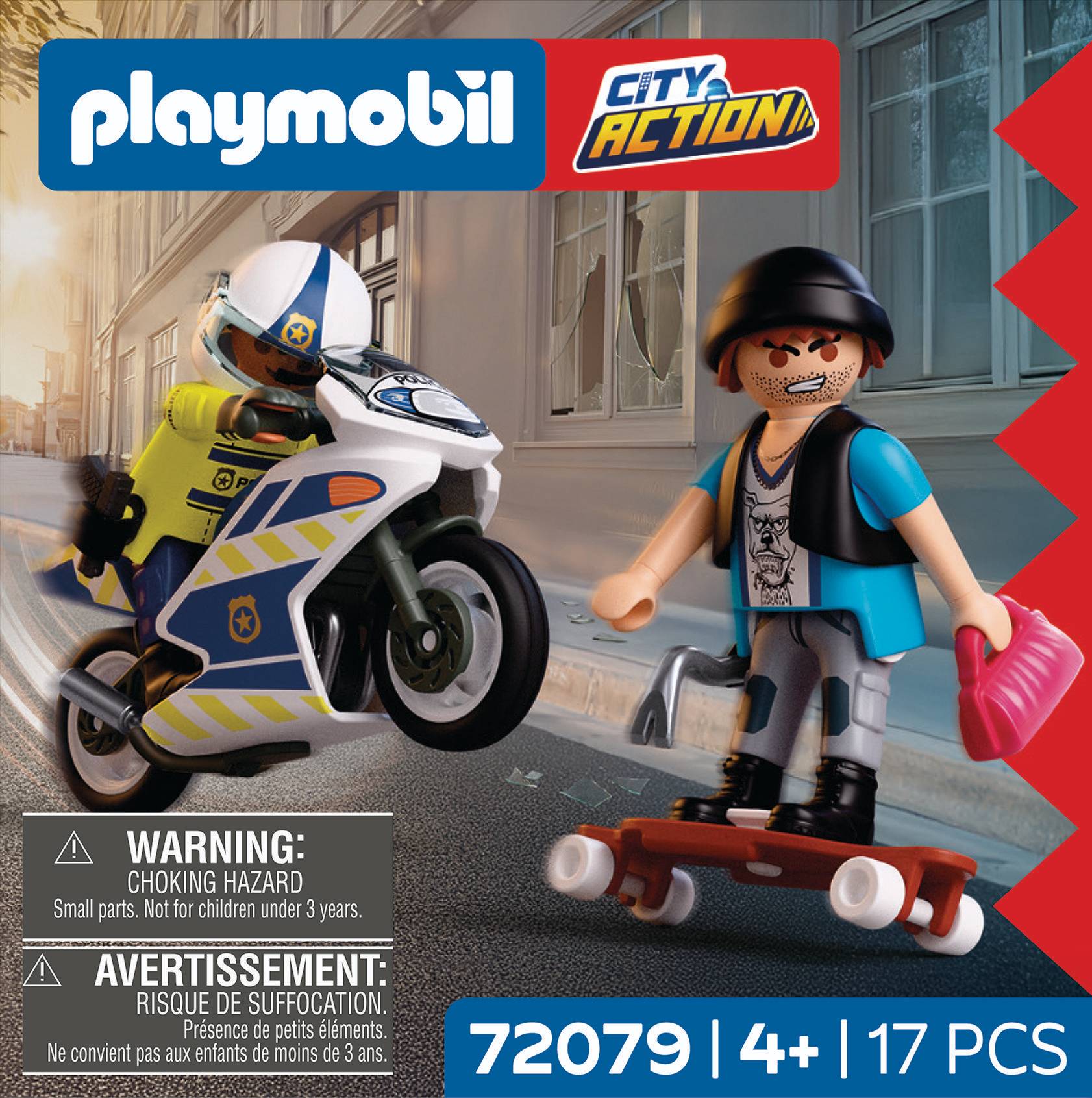 Svět dětí - Playmobil Pronásledování na motorce