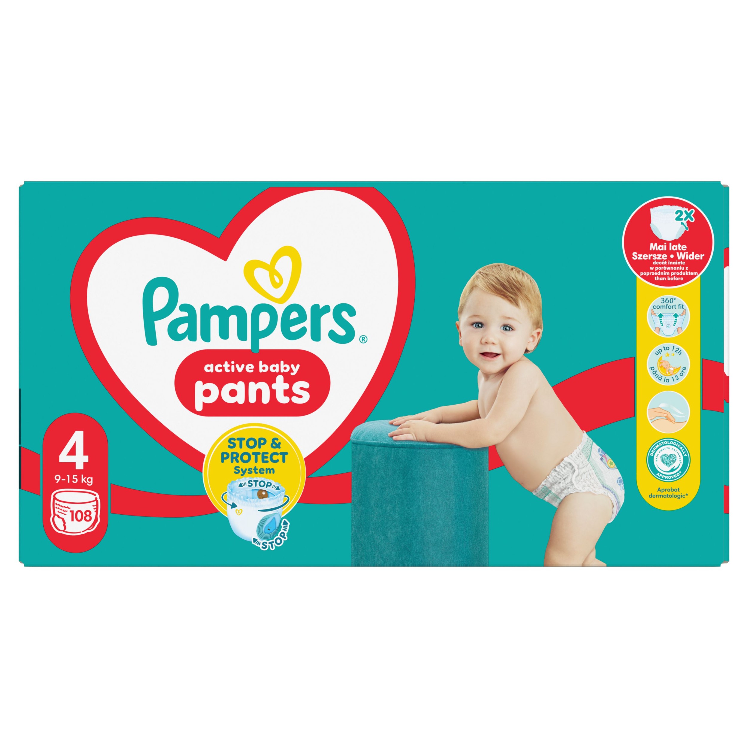 Svět dětí - Plenkové kalhotky Pampers Pants Velikost 4 108ks