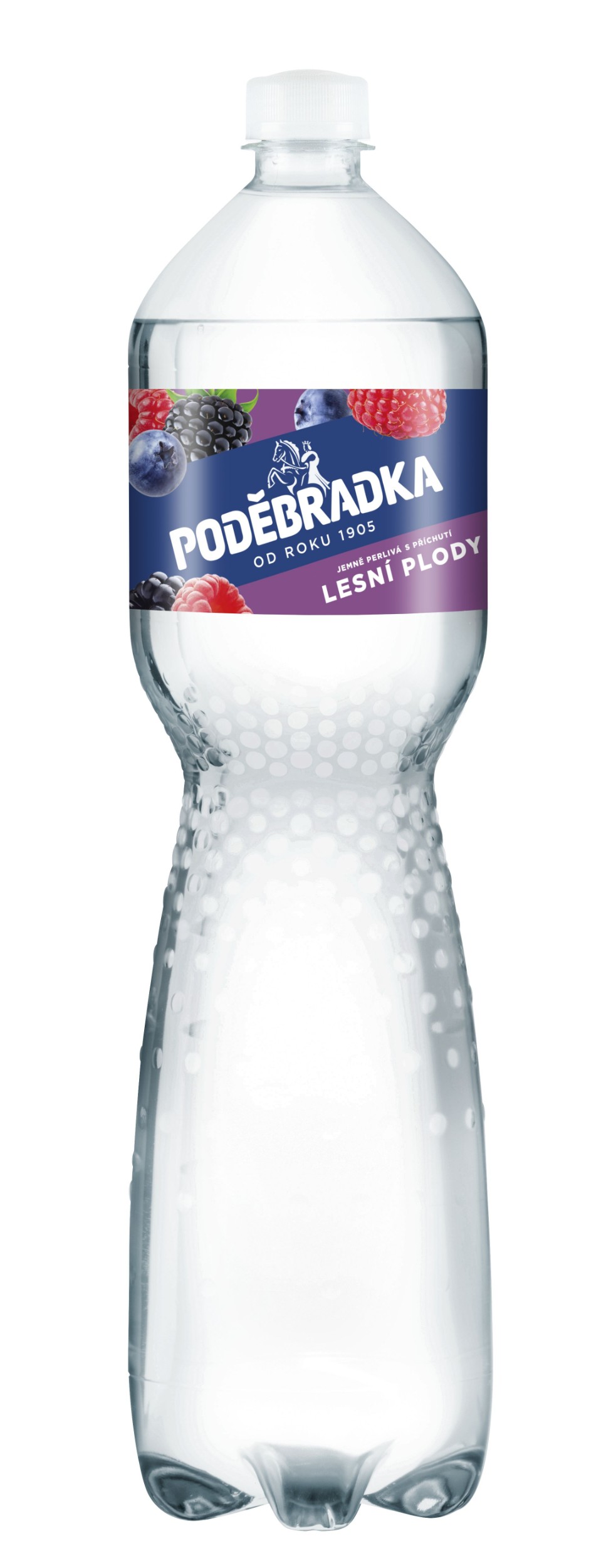 Nápoje - Poděbradka Jemně perlivá s příchutí lesní plody 1,5 l