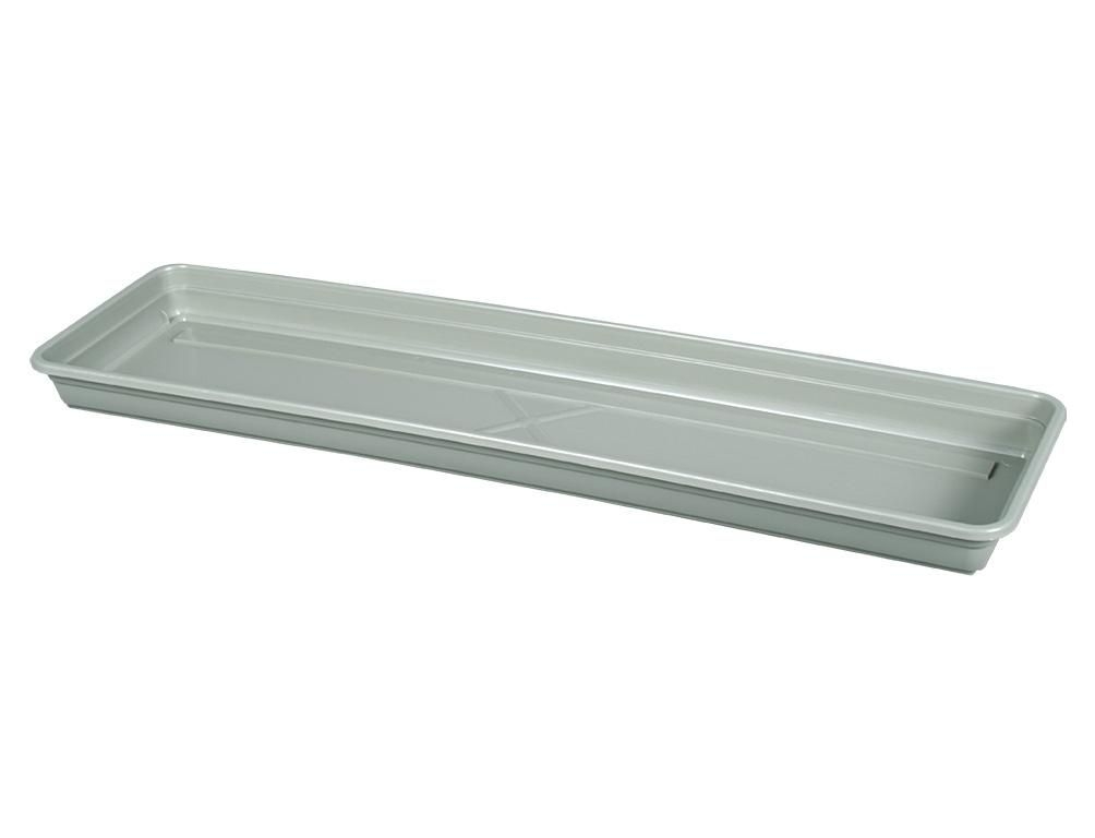Domácnost a Zahrada - Podmiska pod truhlík Lobelia Modern 60cm, sv.zelený mat