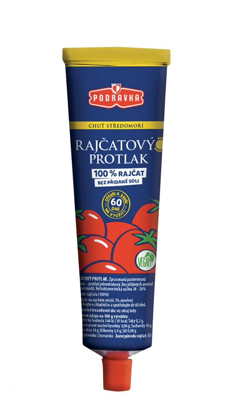 Trvanlivé potraviny - Podravka Rajčatový protlak koncentrovaný 120g