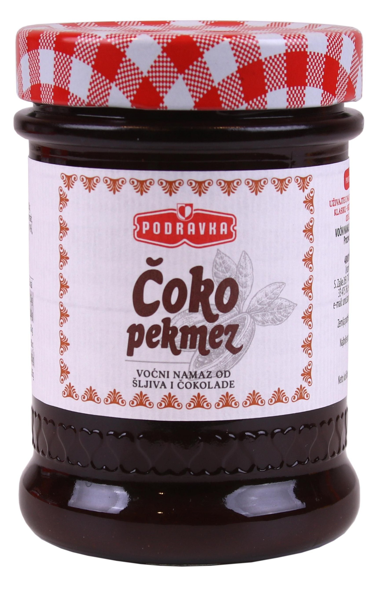 Trvanlivé potraviny - Podravka Švestková pomazánka s čokoládou 350g