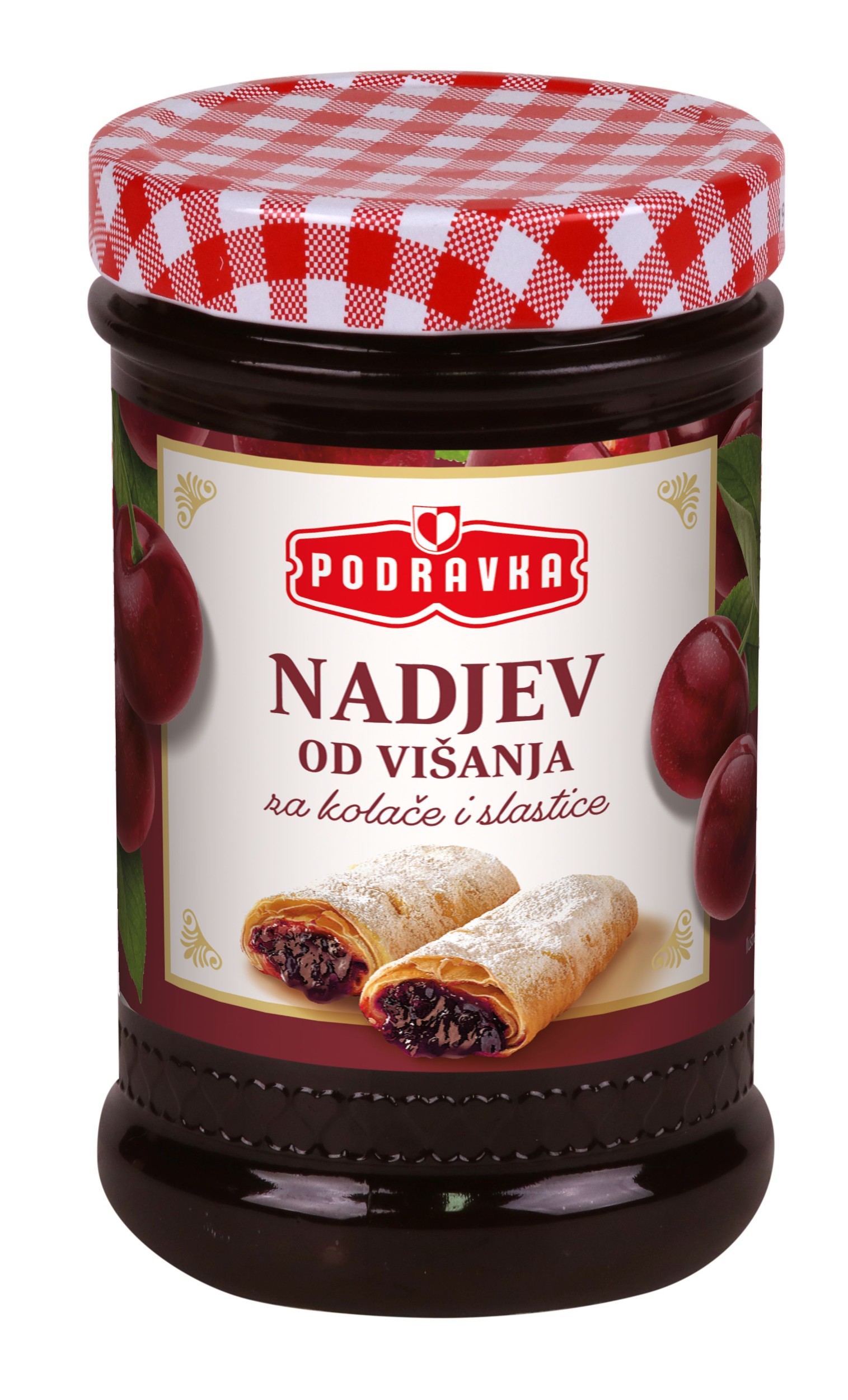 Trvanlivé potraviny - Podravka Termostabilní višňová náplň 620g