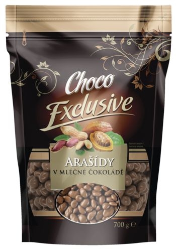 Trvanlivé potraviny - Poex Arašídy v mléčné čokoládě 700 g
