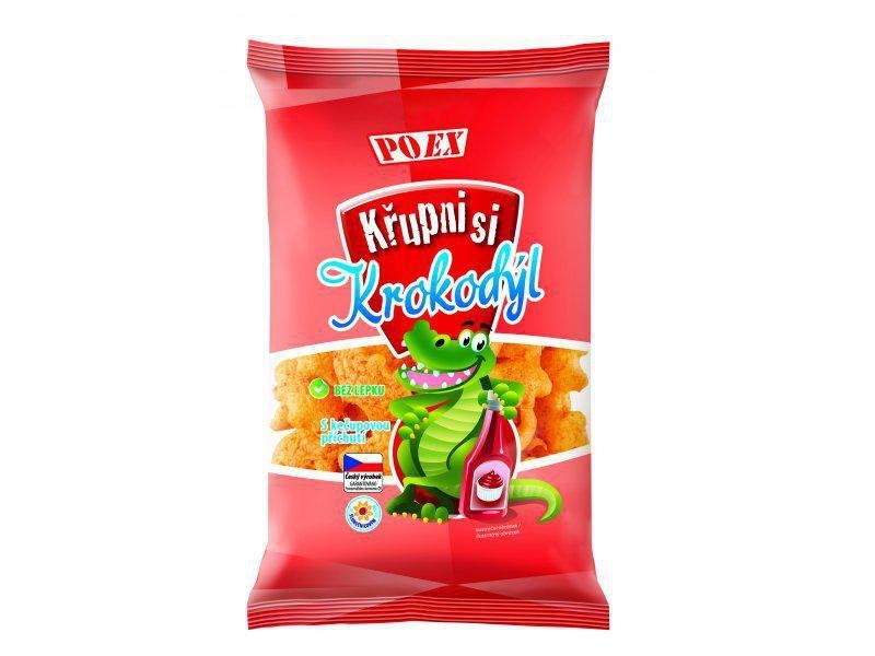 Zdravý svět - Poex Krokodýl s kečupovou příchutí 100 g