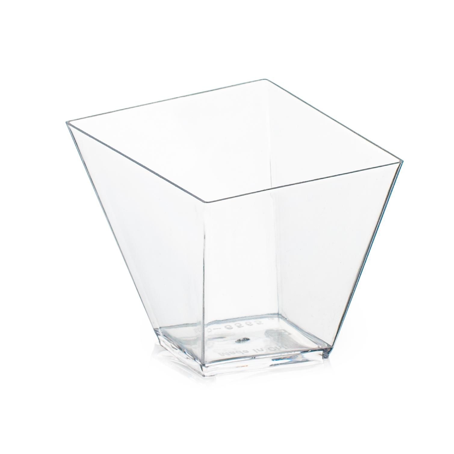Domácnost a Zahrada - Pohárek na panna cottu 6 ks 100 ml plast 6,5x6x6,8
