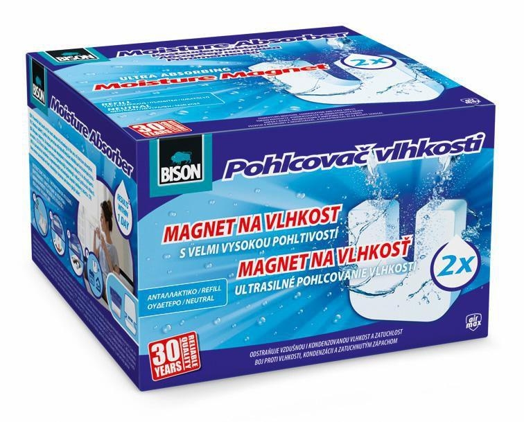 Domácnost a Zahrada - Pohlcovač vlhkosti AIR MAX MAGNET tablety Neutral 2x450g