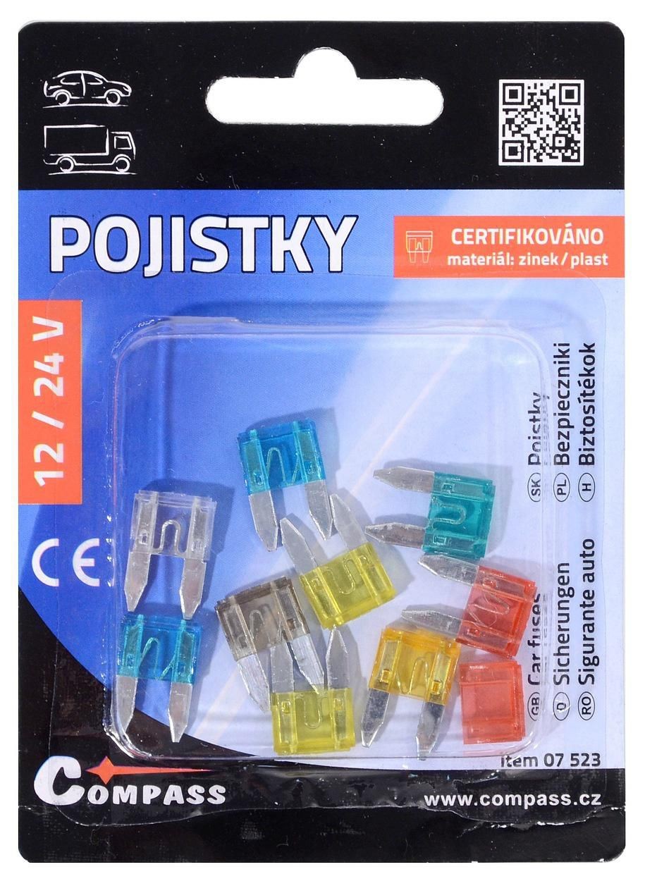 Auto-moto - Pojistky nožové MINI 10 ks