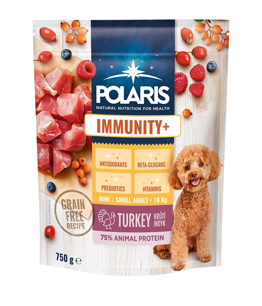 Svět zvířat - Polaris Imunity+ granule pro psa s čerstvým masem small&mini krůtí 750g