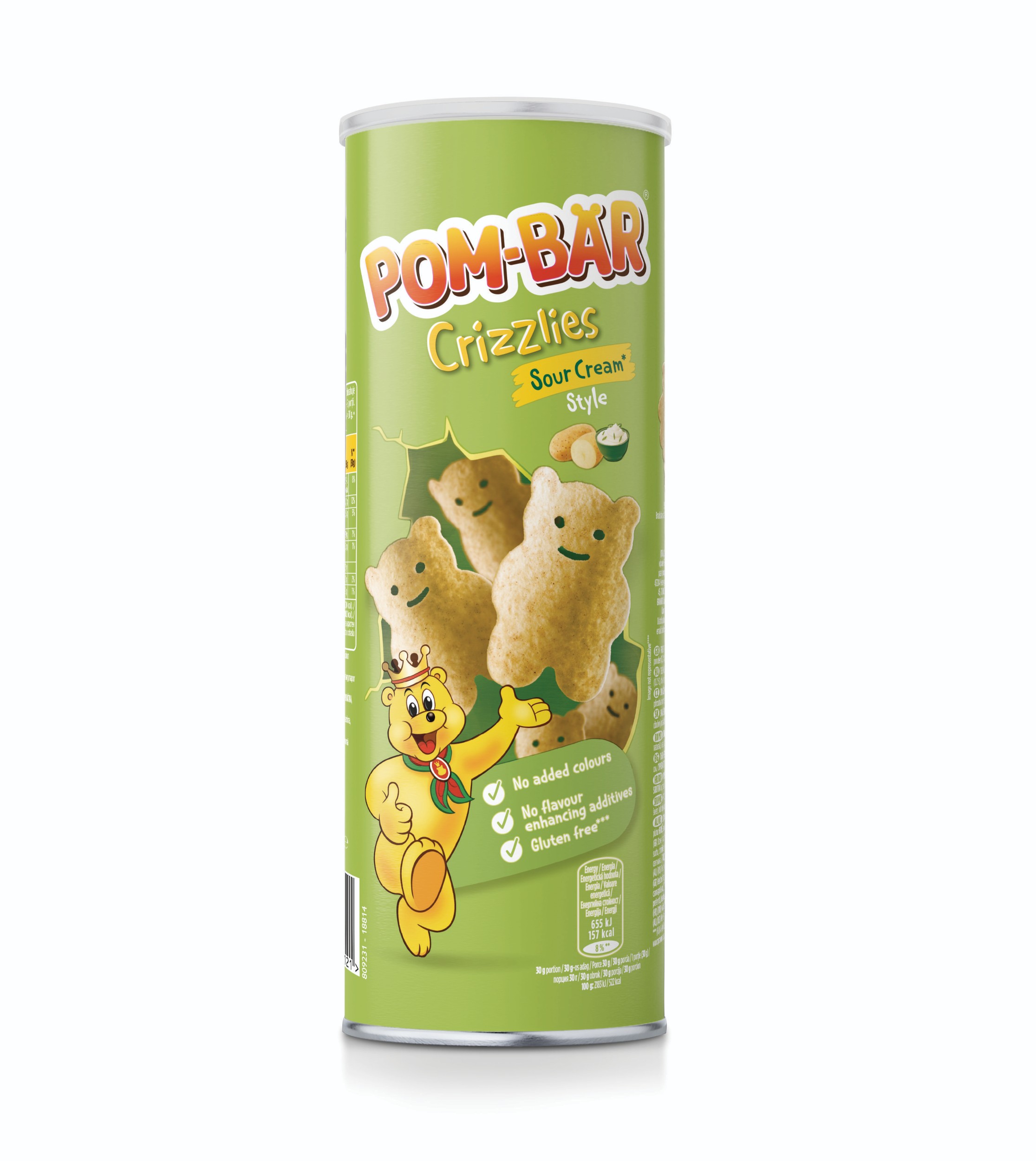 Pom-Bär Crizzlies sour cream onion 155g