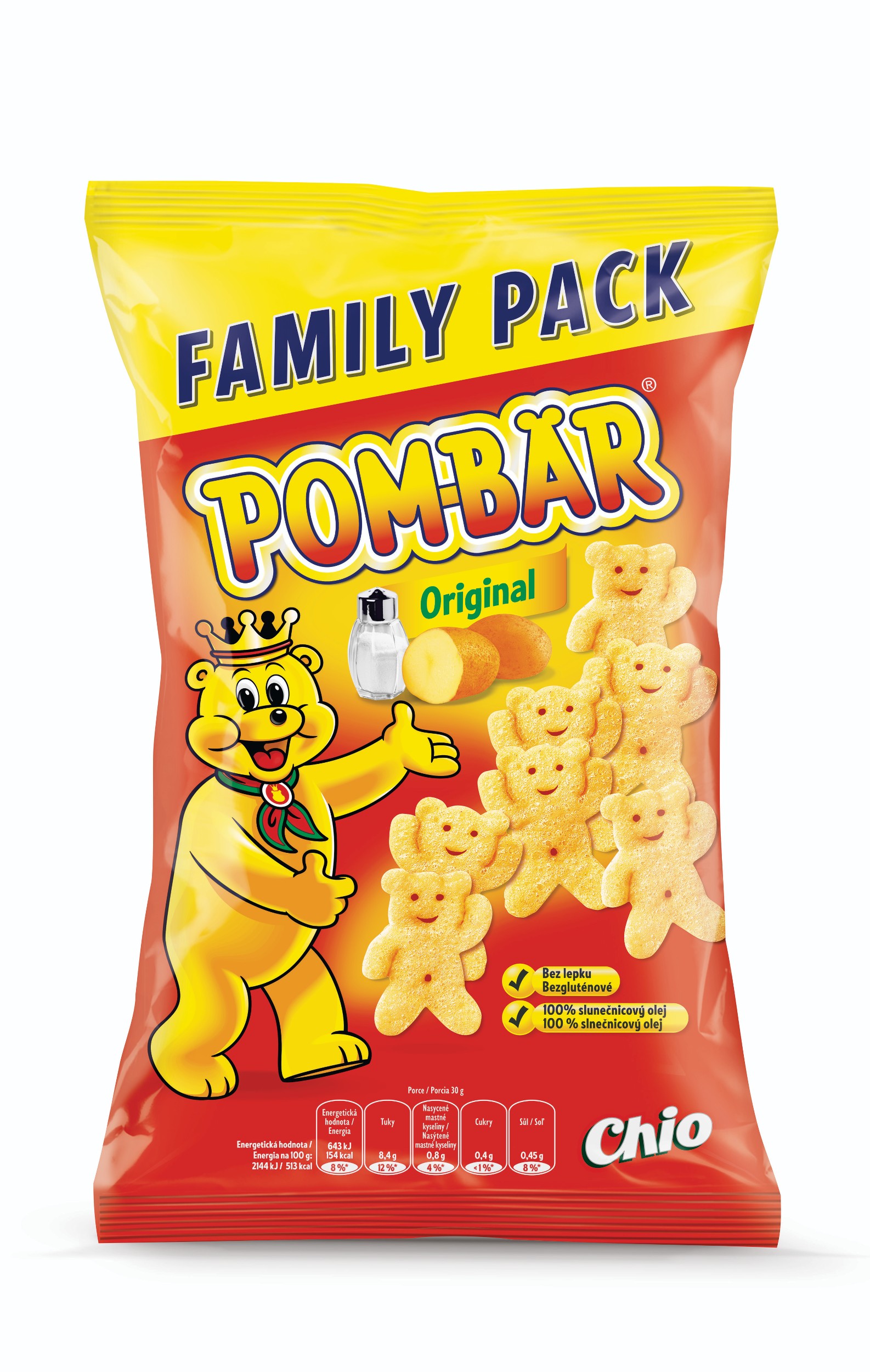 Pom-Bär Original smažený bramborový snack solený 110 g-0