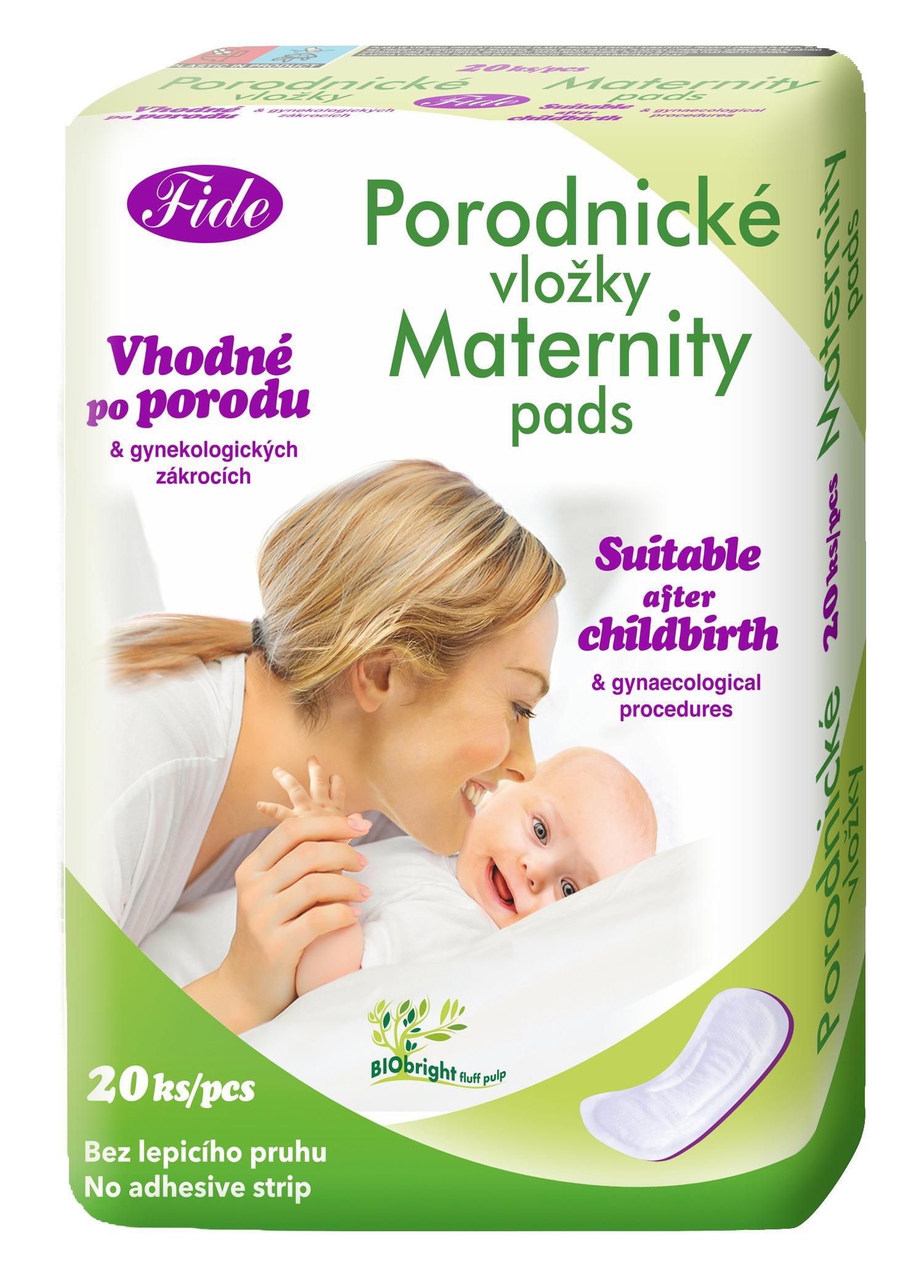 Drogerie a kosmetika - Porodnické vložky Fide 20/10 - display