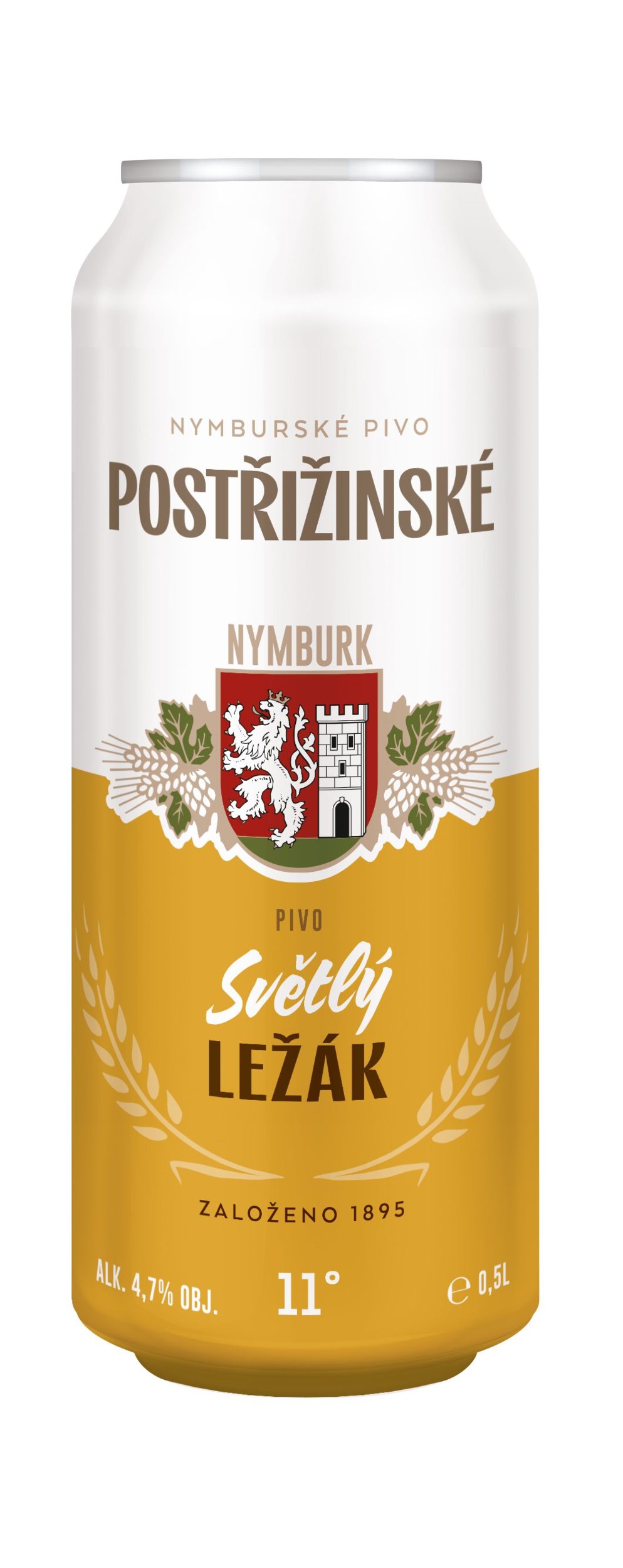 Nápoje - Postřižinské Pivo ležák světlý 0,5 l