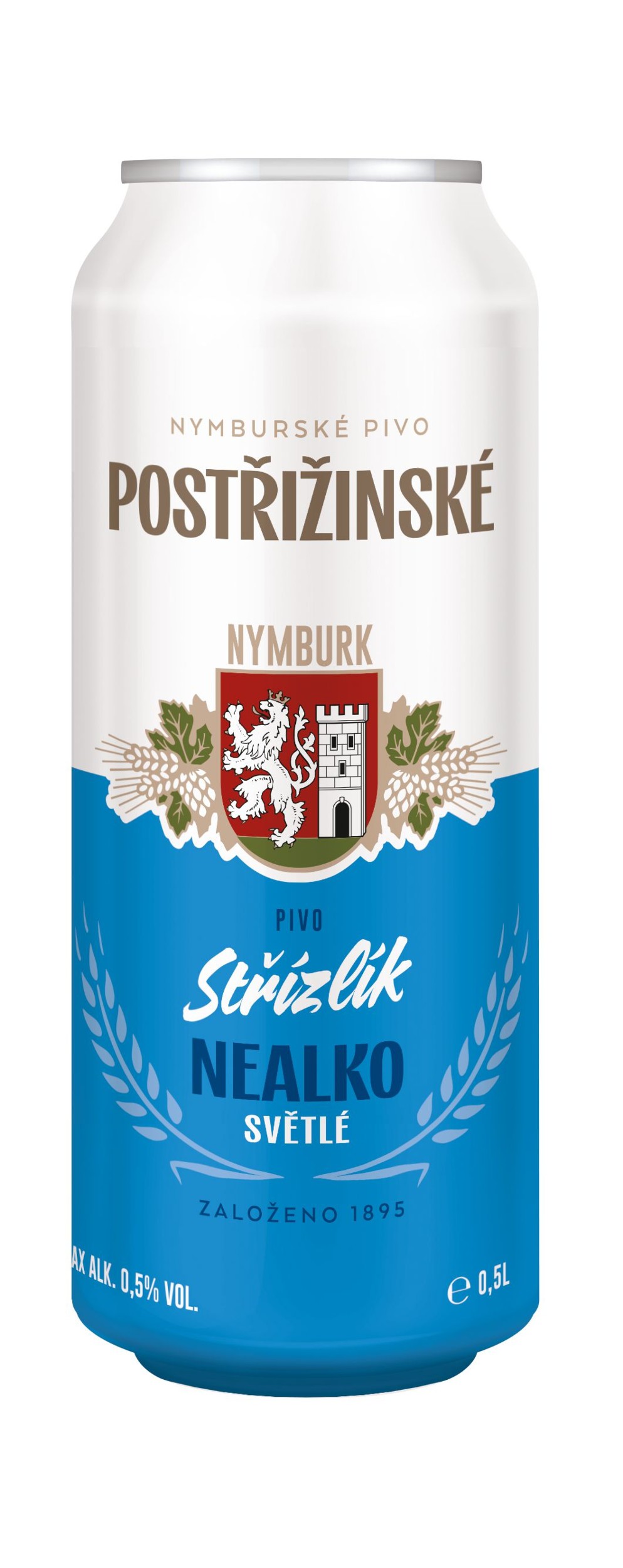 Nápoje - Postřižinské Pivo nealkoholické světlé 0,5 l