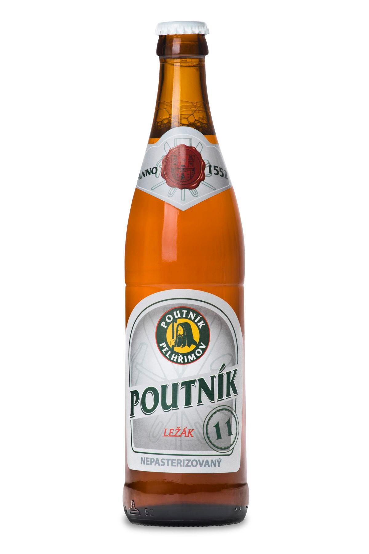 Nápoje - Poutník světlý ležák 11° 0,5l