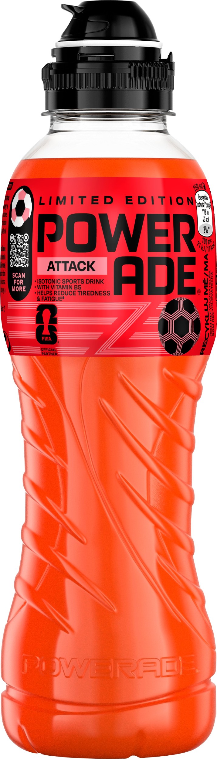Nápoje - Powerade FIFA Attack 0.5l