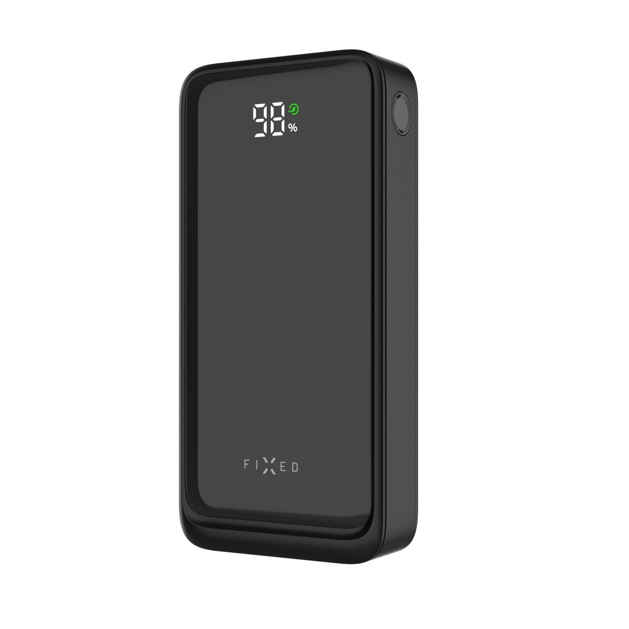 Elektro - Powerbanka FIXED Zen2 20 s LCD displejem a výstupem PD 20W, 20 000 mAh, černá