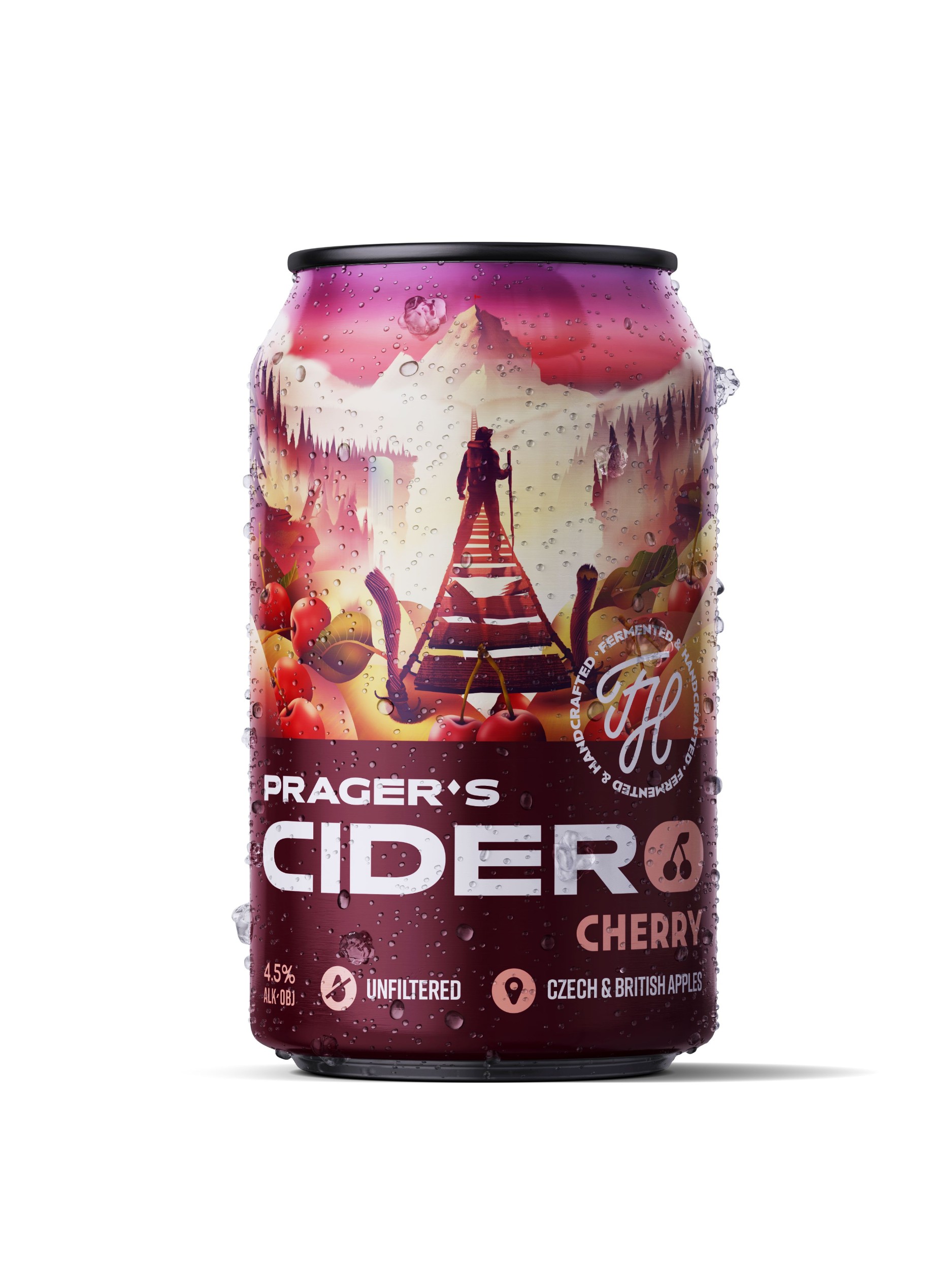 Nápoje - PRAGER'S CIDER VIŠEŇ 0,33l plech